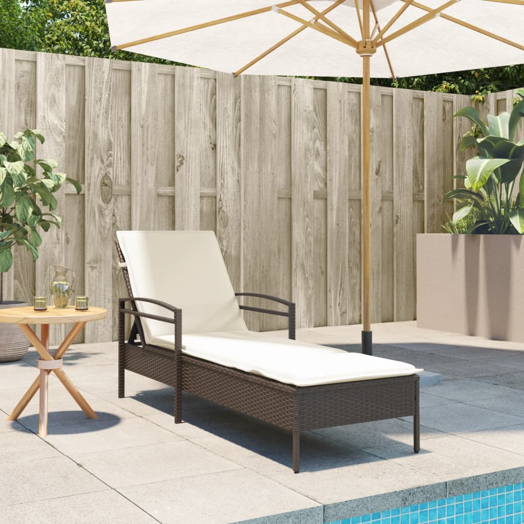Solsäng Med Dyna 63X200X81 Cm Konstrotting