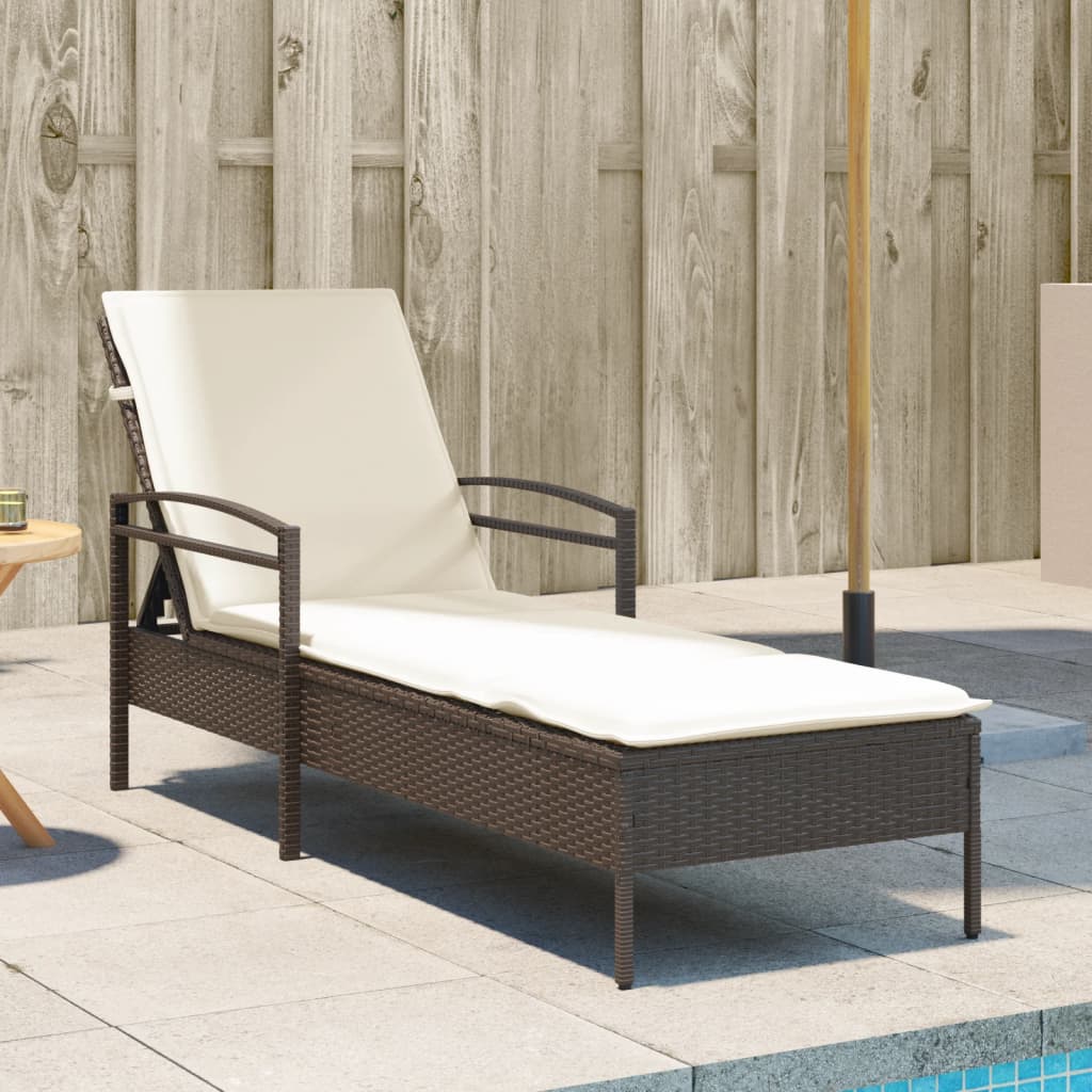 Solsäng Med Dyna 63X200X81 Cm Konstrotting