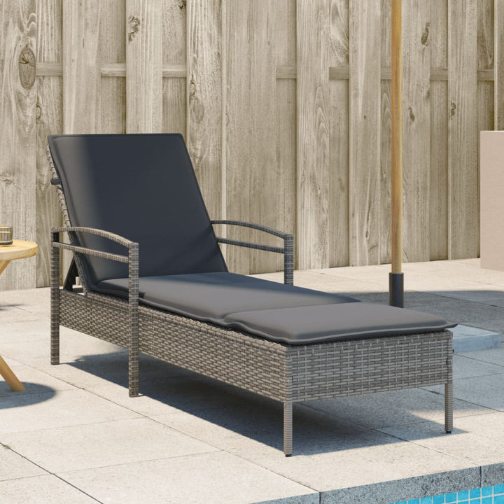 Solsäng Med Dyna 63X200X81 Cm Konstrotting