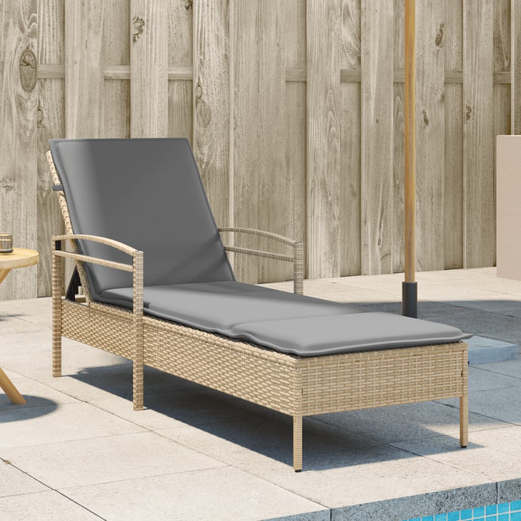 Solsäng Med Dyna 63X200X81 Cm Konstrotting