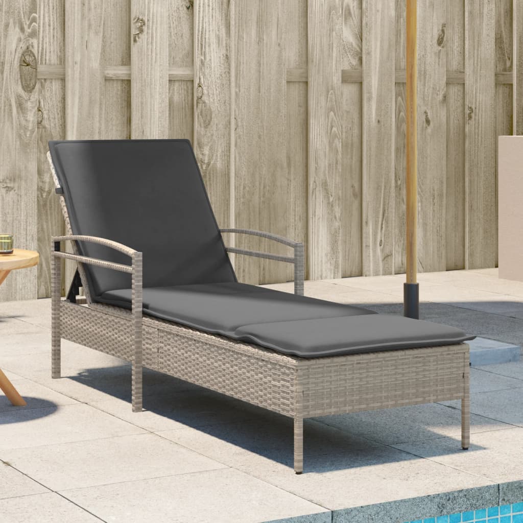 Solsäng Med Dyna 63X200X81 Cm Konstrotting