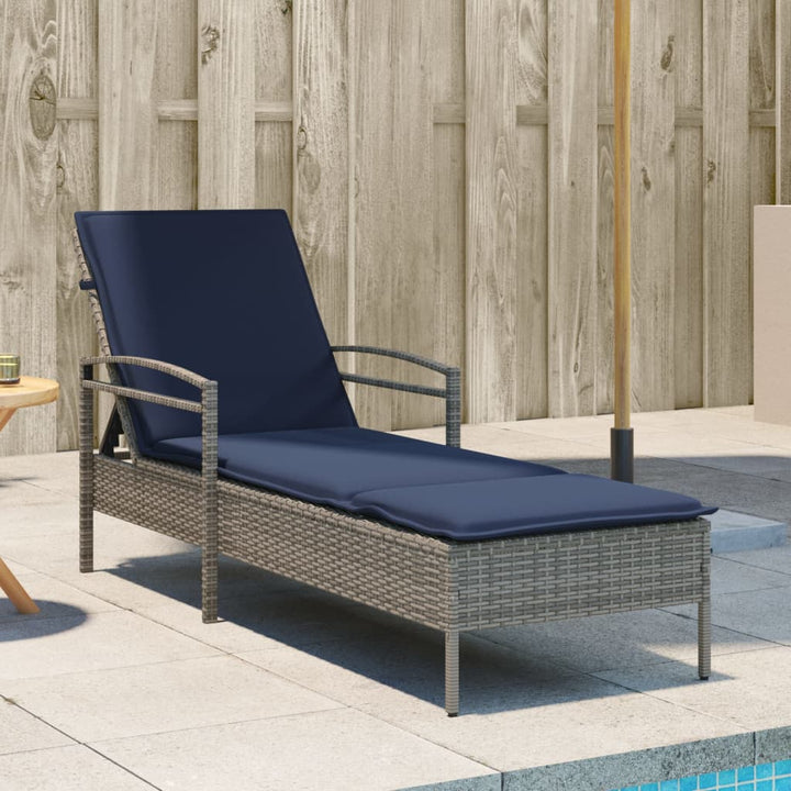 | Solstol | Reclining Med Kudde 63 X 200 X 81 Cm Konstrotting