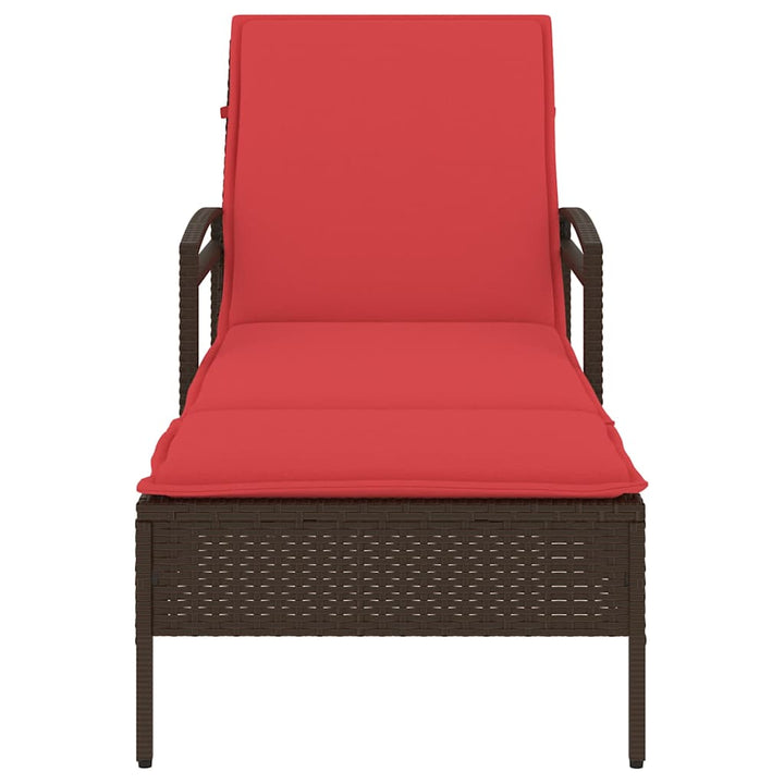 | Solstol | Reclining Med Kudde 63 X 200 X 81 Cm Konstrotting