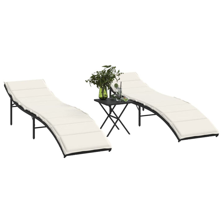 Solsäng Med Dyna Beige 55X199X50 Cm Konstrotting