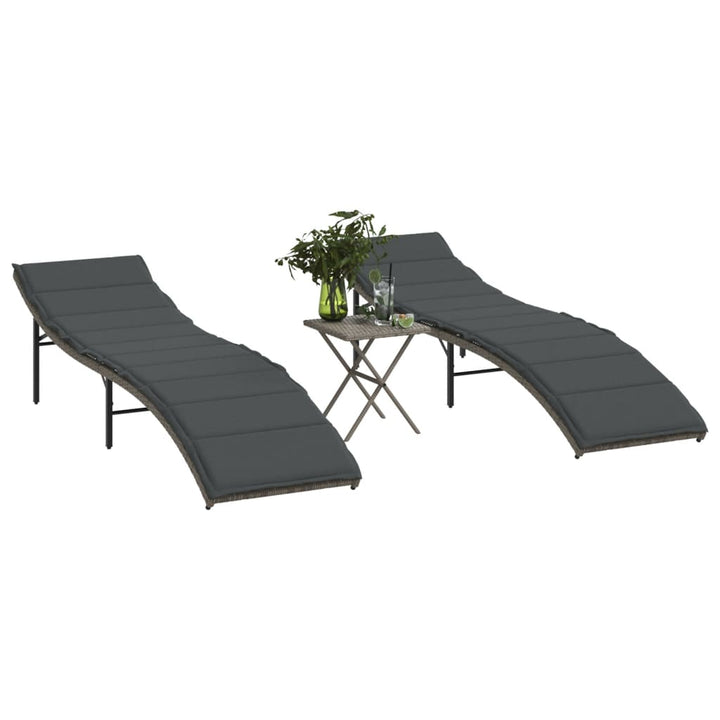 Solsäng Med Dyna Beige 55X199X50 Cm Konstrotting