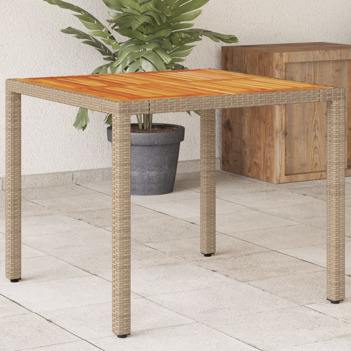 Trädgårdsbord 90X90X75 Cm Konstrotting