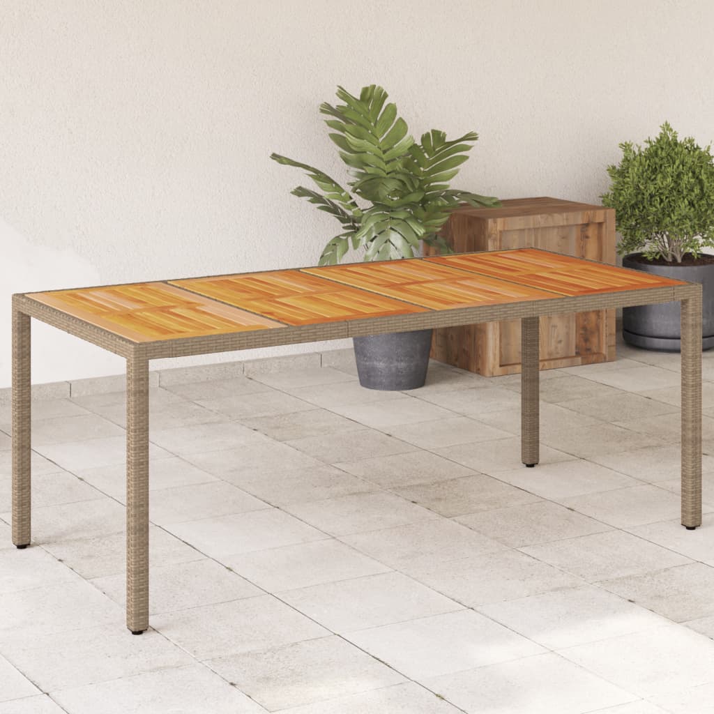 Trädgårdsbord Med Akaciaträ 190X90X75 Cm Konstrotting
