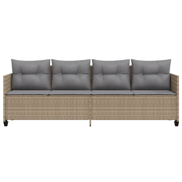Solsäng Med Dynor Beige Konstrotting