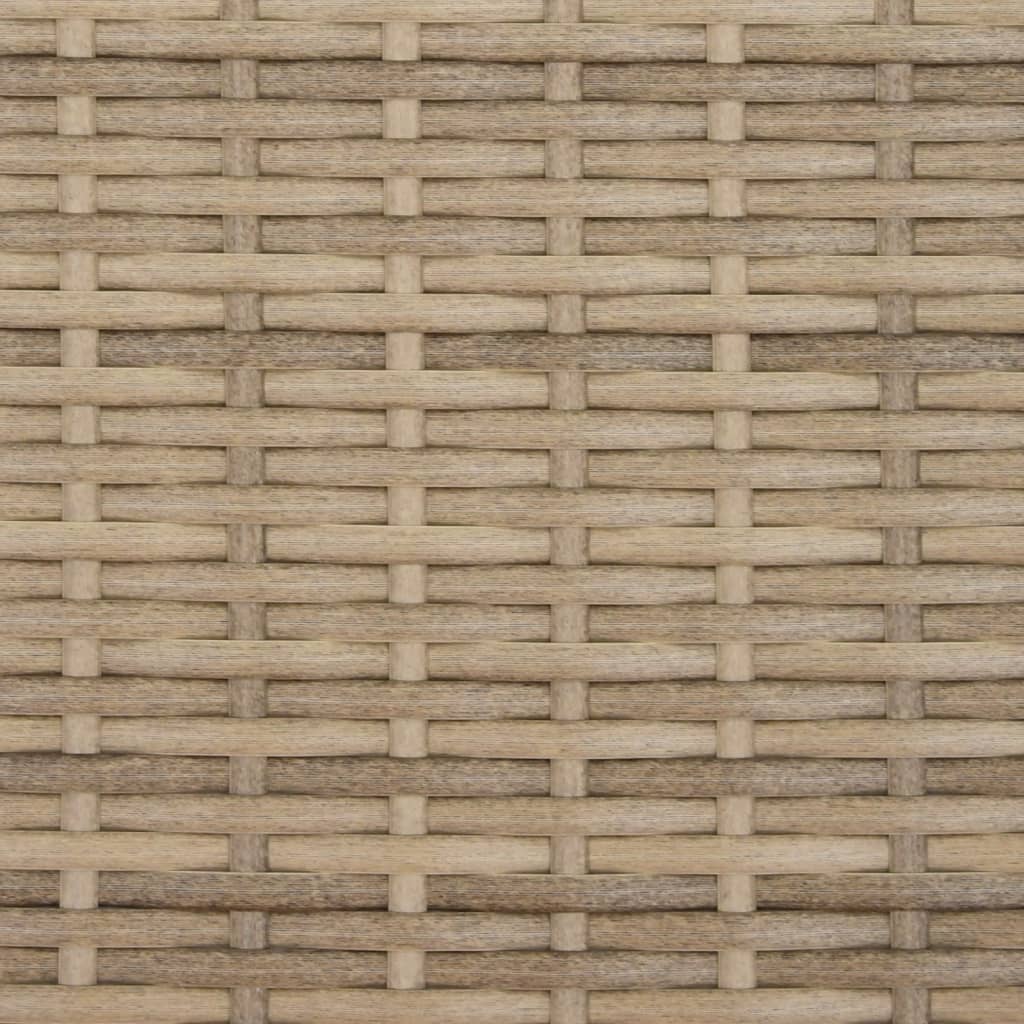 Solsäng Med Dynor Beige Konstrotting