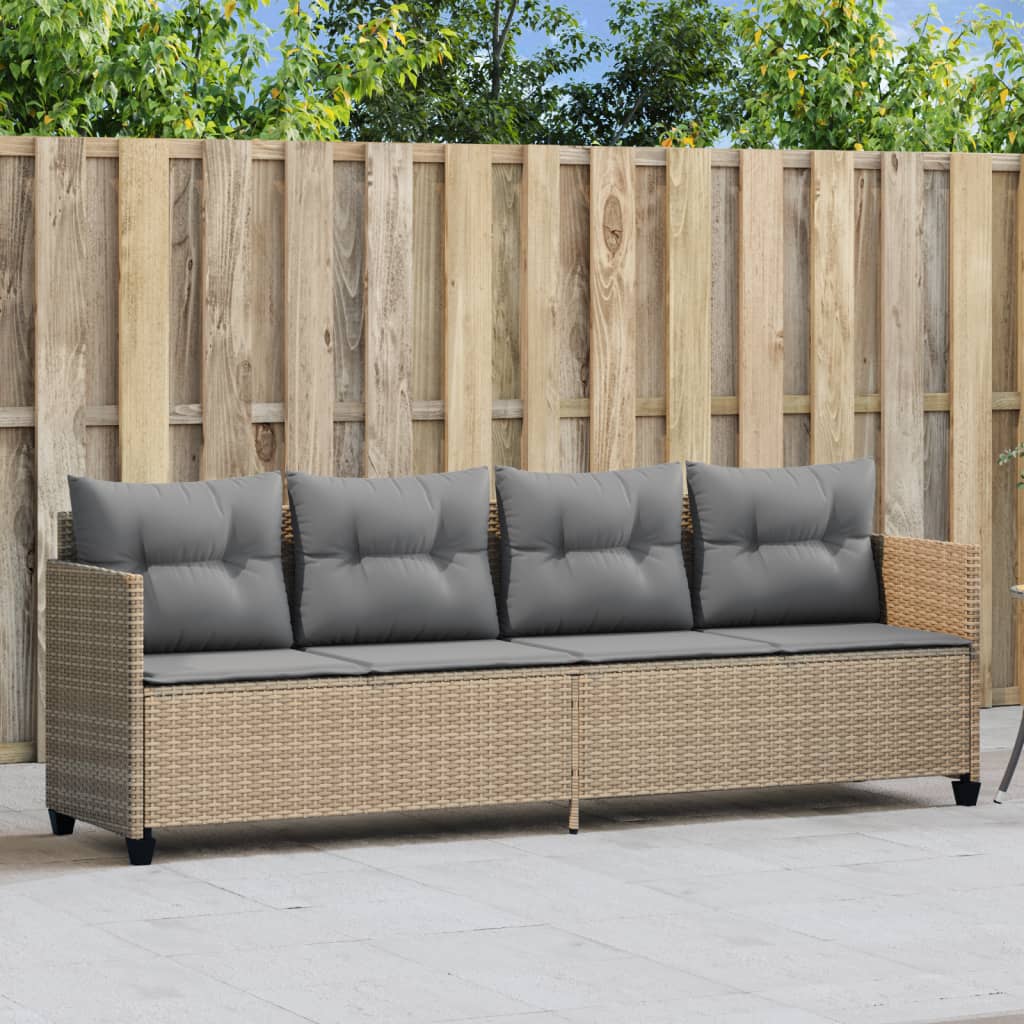 Solsäng Med Dynor Beige Konstrotting