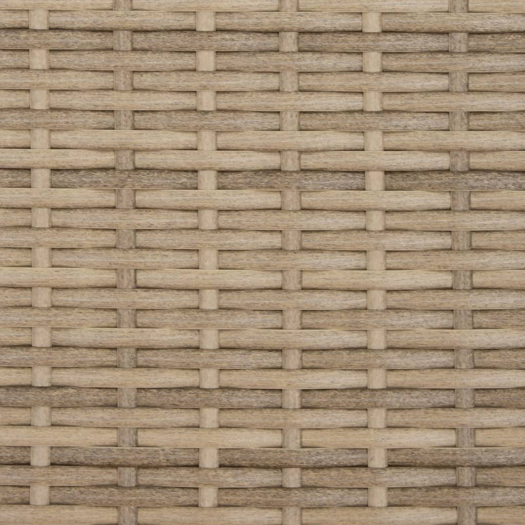 Solsäng Med Tak Och Dynor Beige Konstrotting