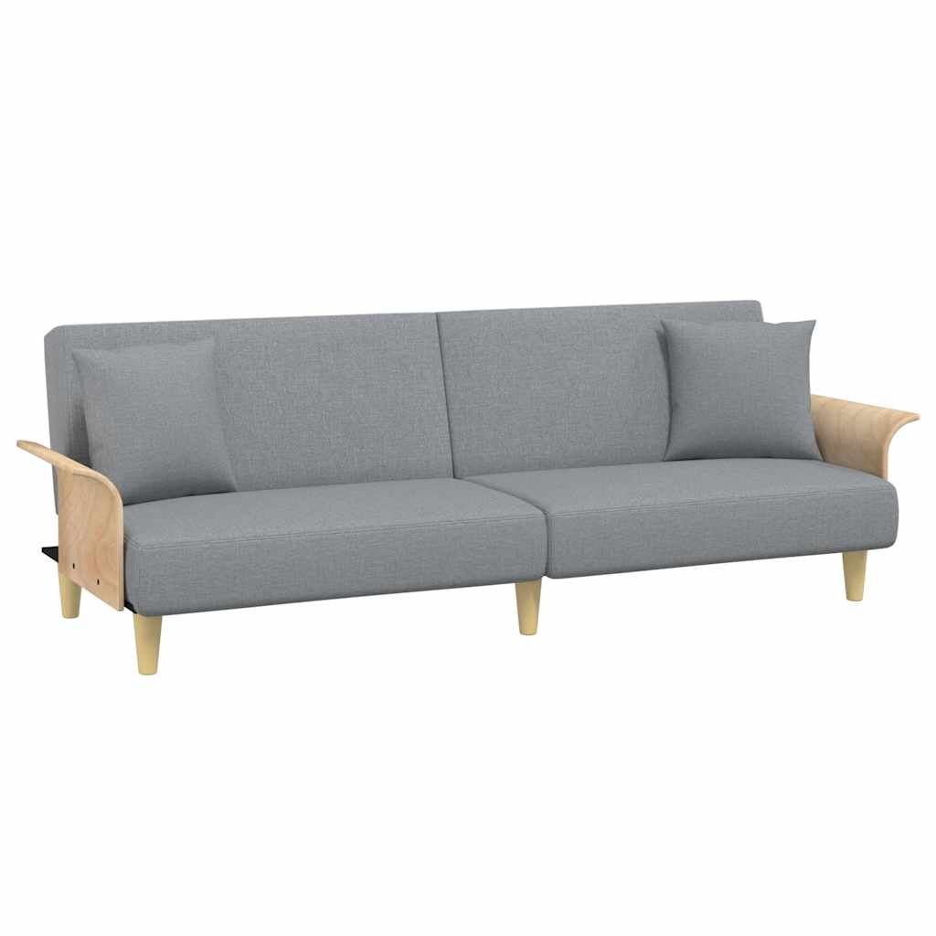 Bäddsoffa 2-Sits Med Kuddar Och Fotpall Sammet