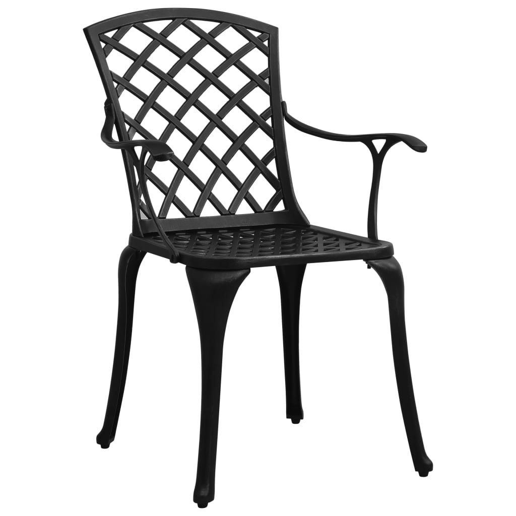 Caféstolar 6 St Gjuten Aluminium