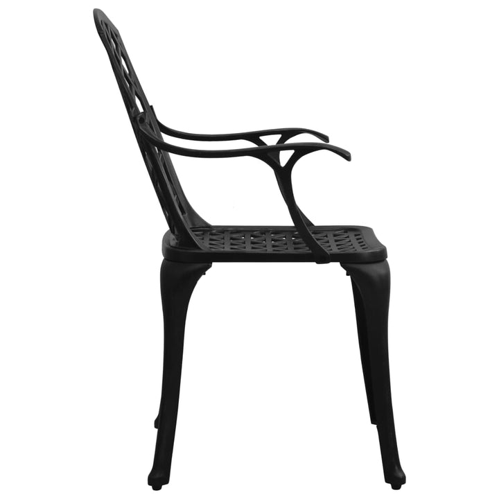 Caféstolar 6 St Gjuten Aluminium