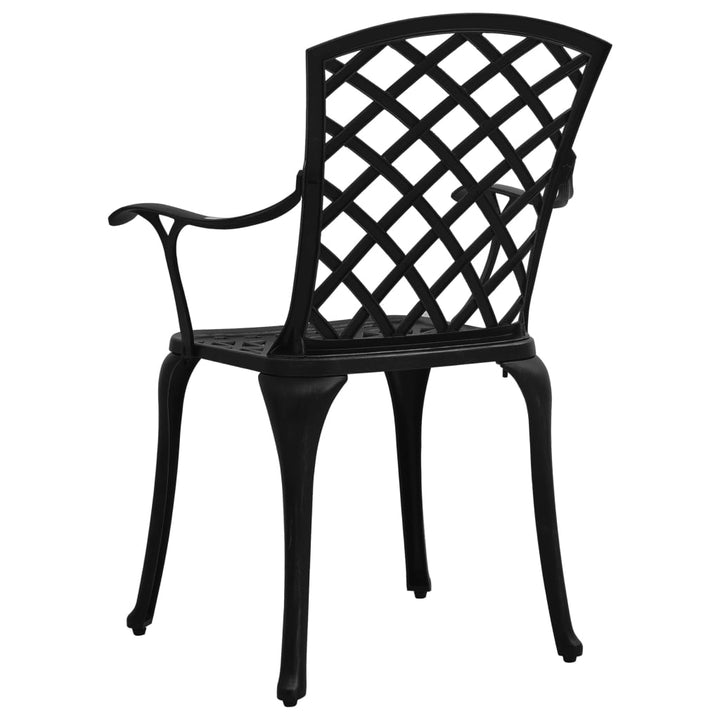 Caféstolar 6 St Gjuten Aluminium