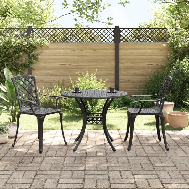 Caféset 3 Delar Gjuten Aluminium