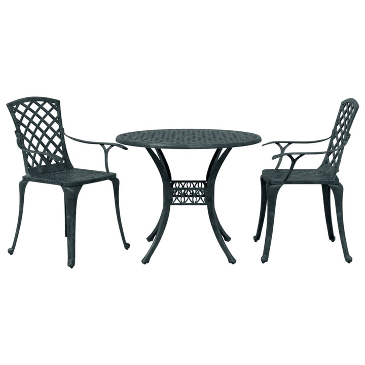 Caféset 3 Delar Gjuten Aluminium