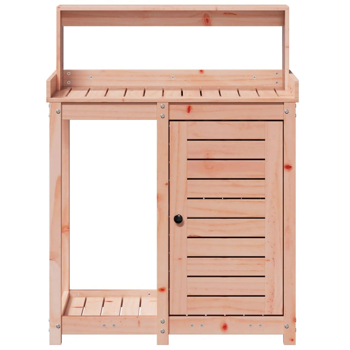 Växtbord Med Hyllor 82,5X50X109,5 Cm Massivt Douglasträ