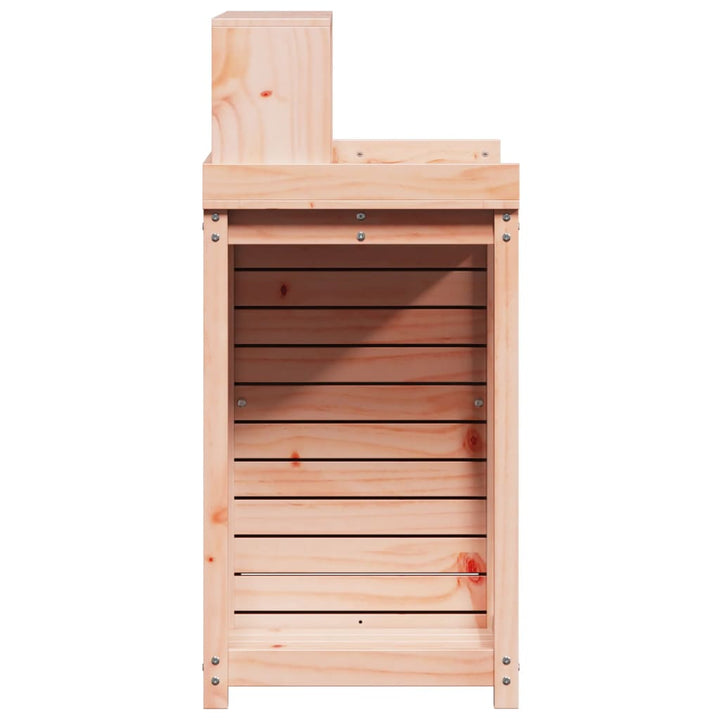 Växtbord Med Hyllor 82,5X50X109,5 Cm Massivt Douglasträ