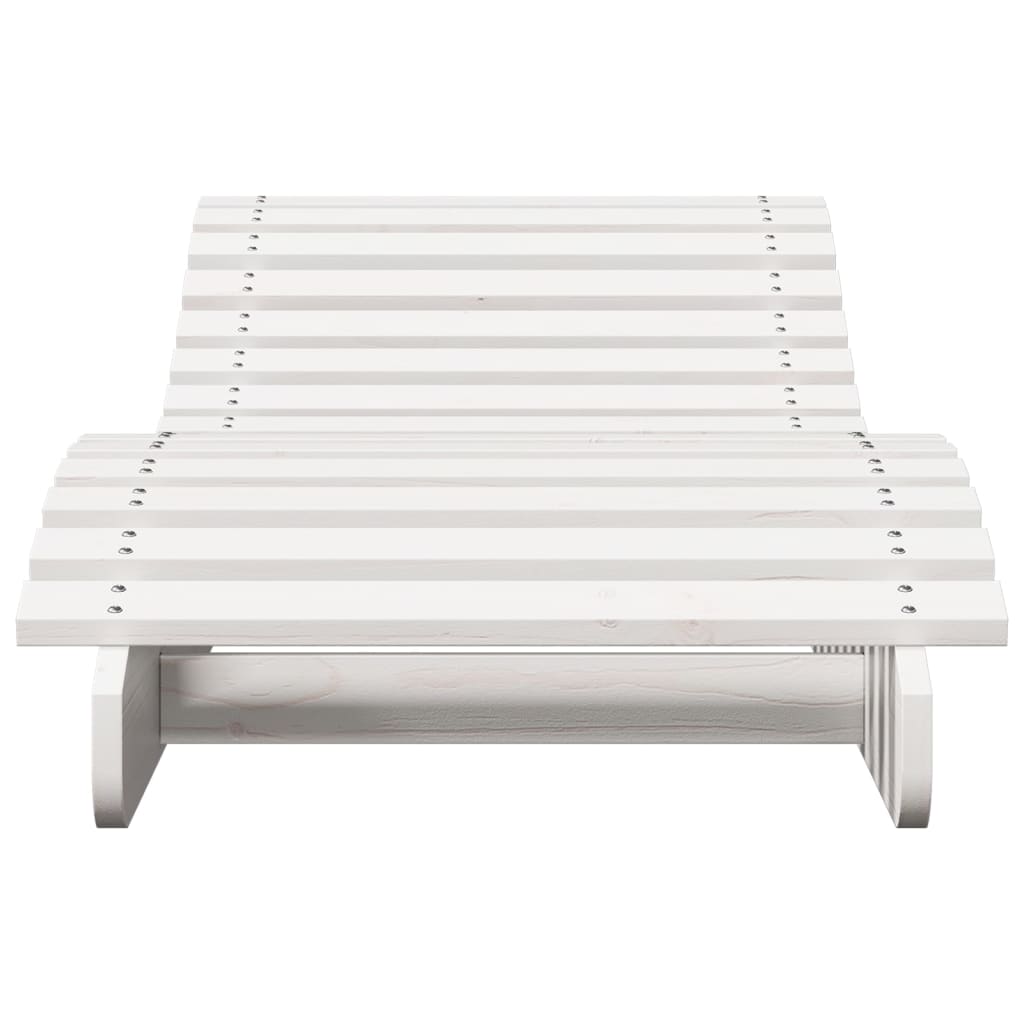 Solsäng 205X60X31,5 Cm Massiv Furu