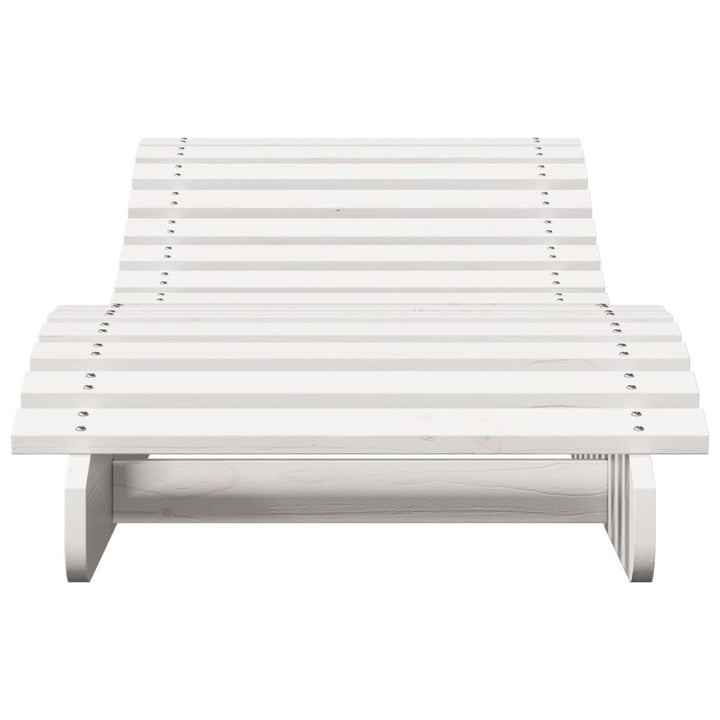 Solsäng 205X60X31,5 Cm Massiv Furu