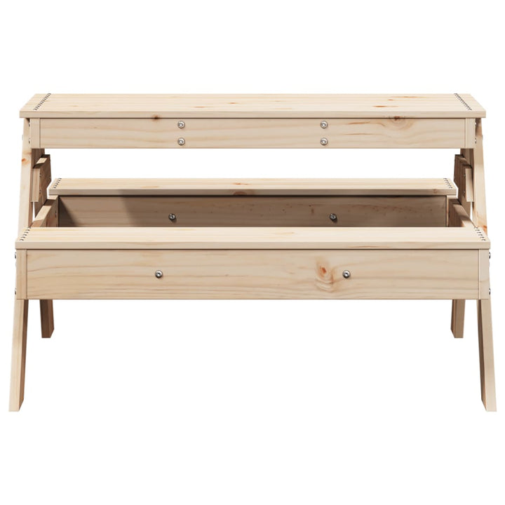 Picknickbord För Barn 88X97X52 Cm Massiv Furu