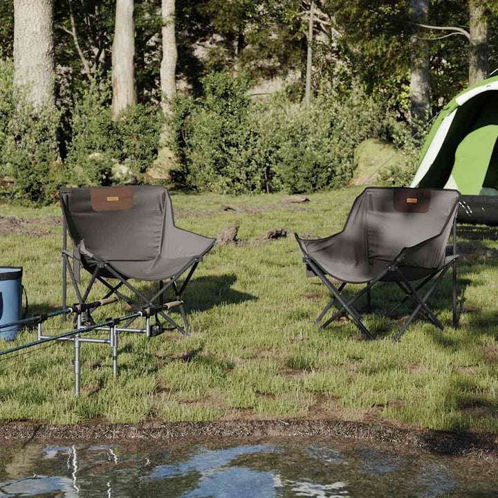Campingstolar Med Ficka Fällbar 2 St