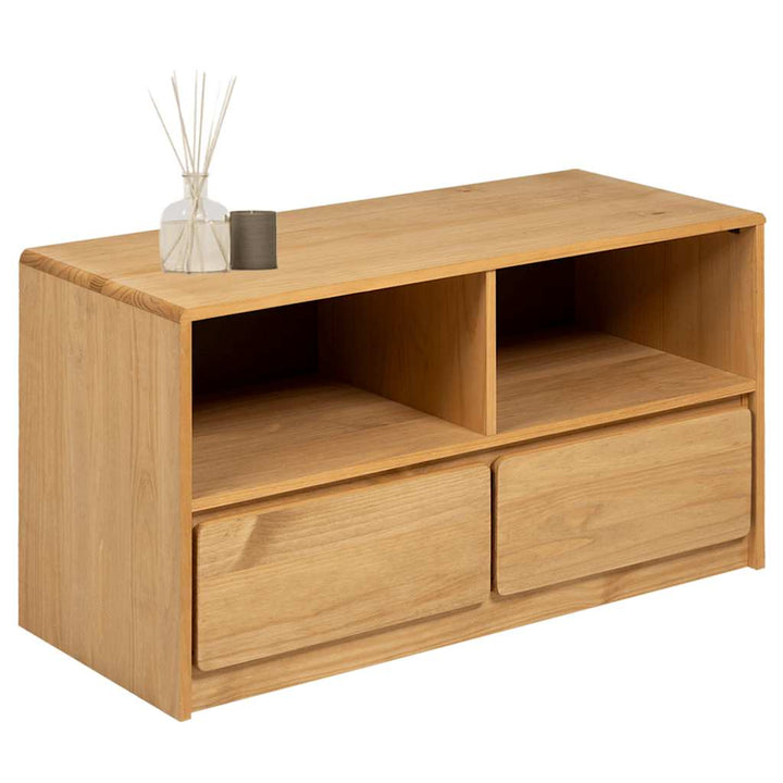 Tv-Bänk Sauda Ek 99X43X55 Cm Massiv Furu
