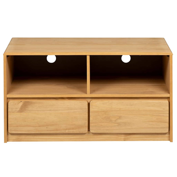 Tv-Bänk Sauda Ek 99X43X55 Cm Massiv Furu
