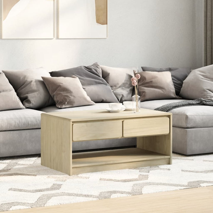 Soffbord Sauda Ek 99X55X45 Cm Massiv Furu