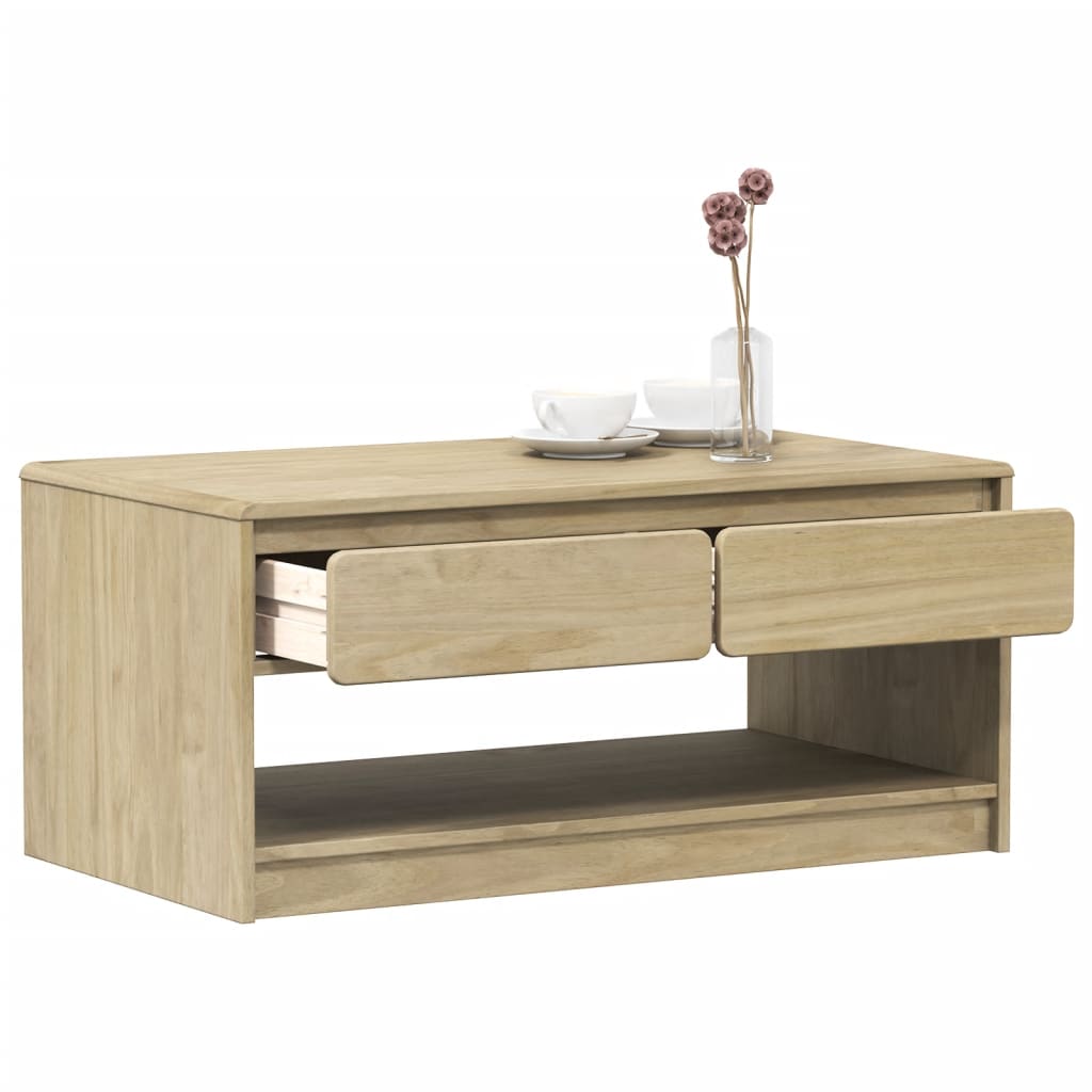 Soffbord Sauda Ek 99X55X45 Cm Massiv Furu