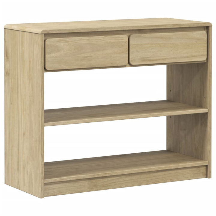 Konsolbord Sauda Ek 89,5X36,5X73 Cm Massiv Furu