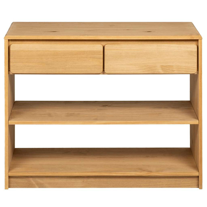 Konsolbord Sauda Ek 89,5X36,5X73 Cm Massiv Furu