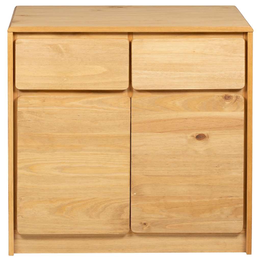 Sidobord Sauda Ek 80X43X75,5 Cm Massiv Furu