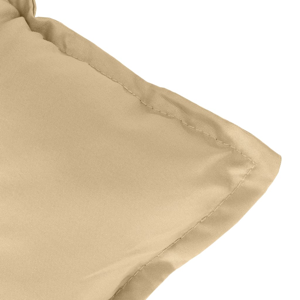 Stolsdynor Högt Ryggstöd 2 St Melerad Beige Tyg