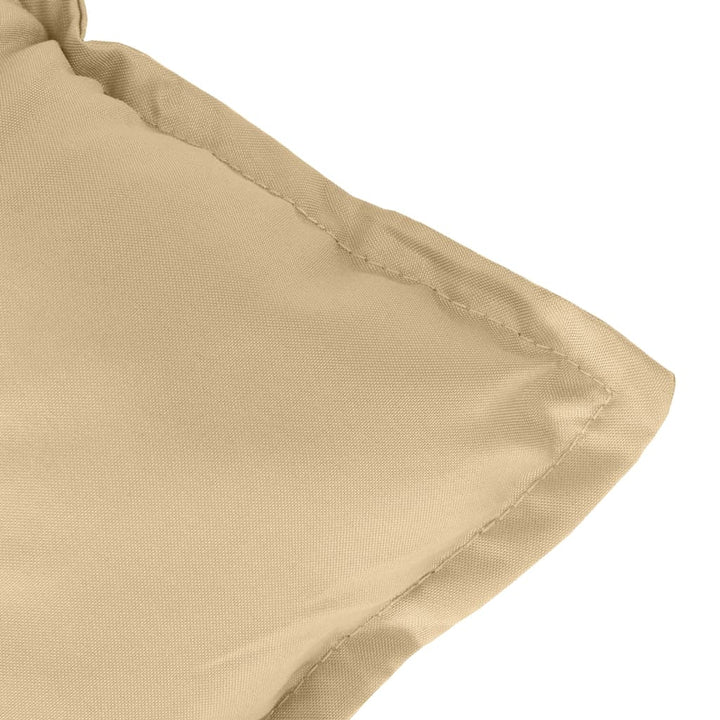 Stolsdynor Högt Ryggstöd 2 St Melerad Beige Tyg