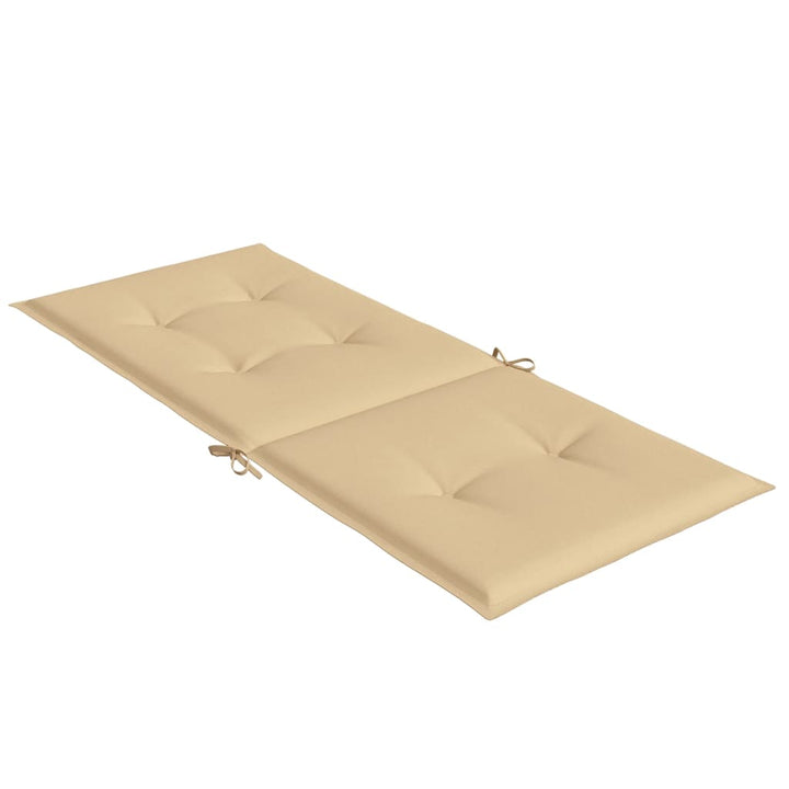 Stolsdynor Högt Ryggstöd 2 St Melerad Beige Tyg
