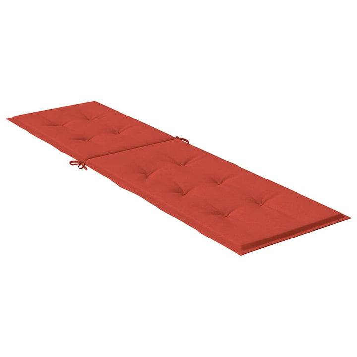 Solsängsdyna Melerad Vinröd (75+105) X 50 X 4 Cm Tyg