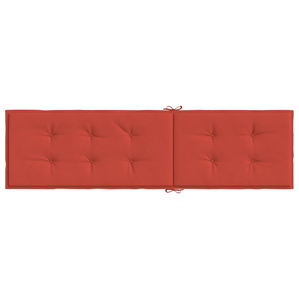 Solsängsdyna Melerad Vinröd (75+105) X 50 X 4 Cm Tyg