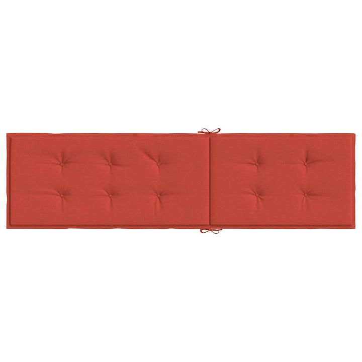 Solsängsdyna Melerad Vinröd (75+105) X 50 X 4 Cm Tyg