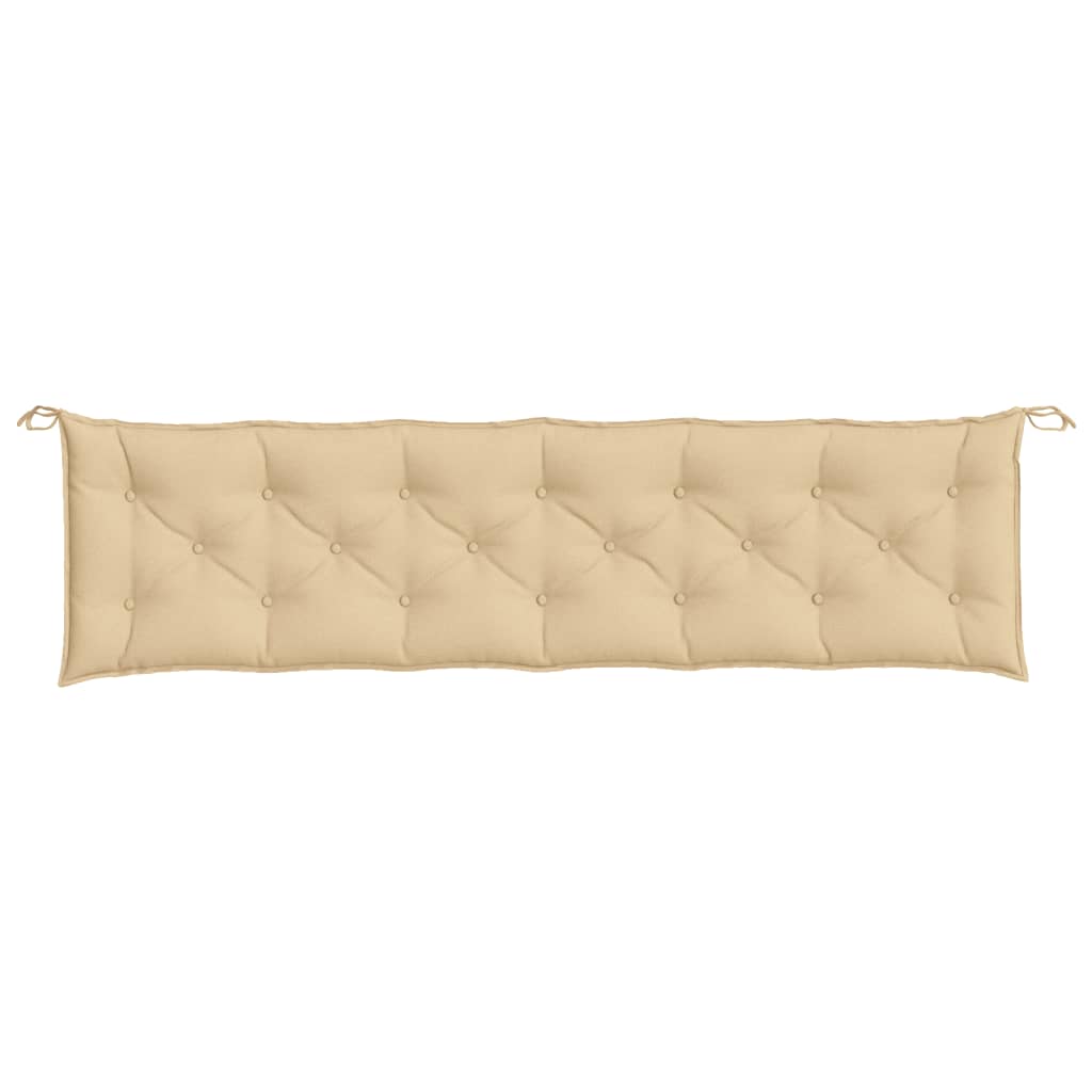 Bänkdyna Melerad Beige Tyg