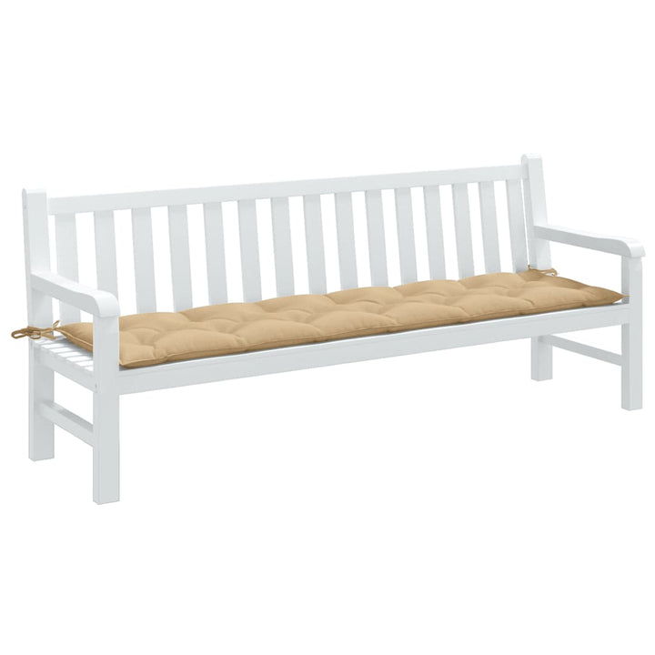 Bänkdyna Melerad Beige Tyg