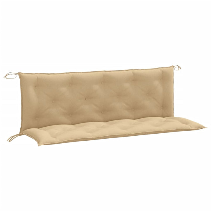 Bänkdyna 2 St Melerad Beige Tyg