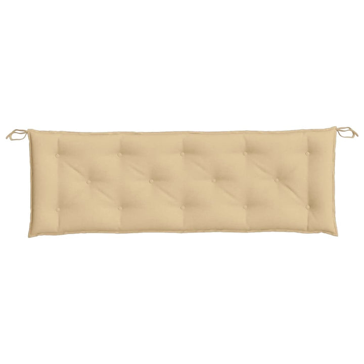 Bänkdyna 2 St Melerad Beige Tyg