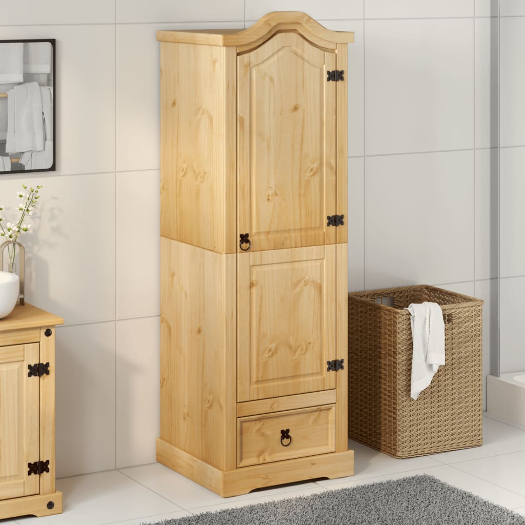Garderob Corona 55X52X170 Cm Massiv Furu