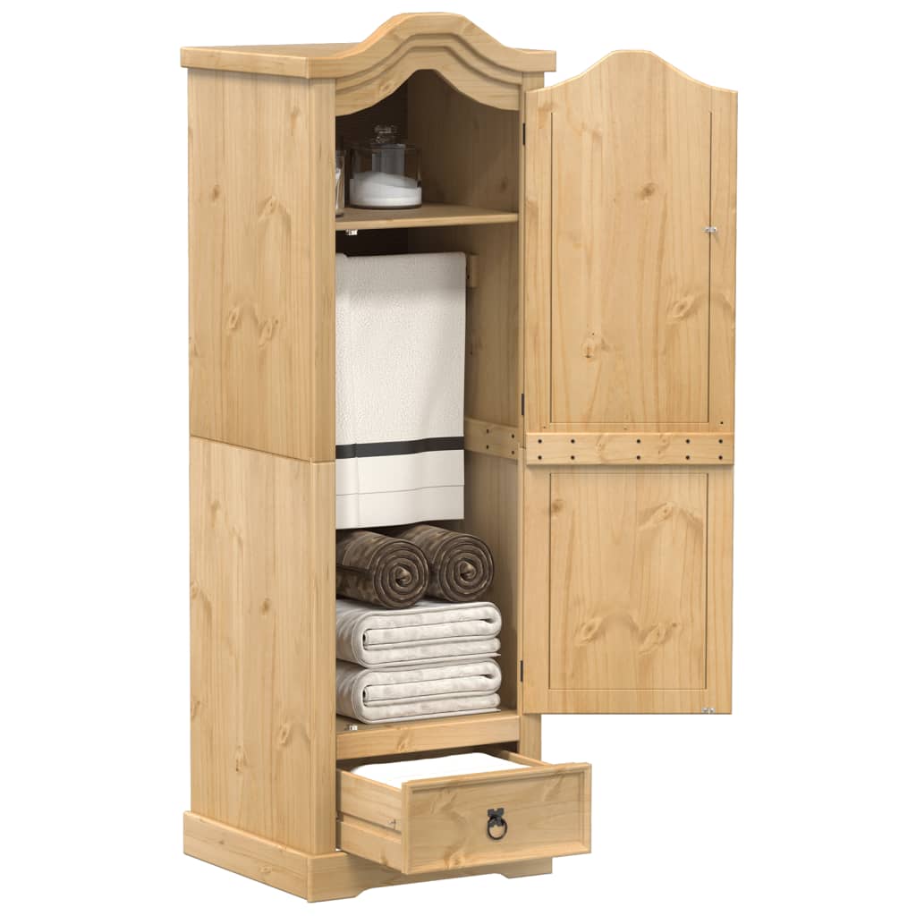 Garderob Corona 55X52X170 Cm Massiv Furu