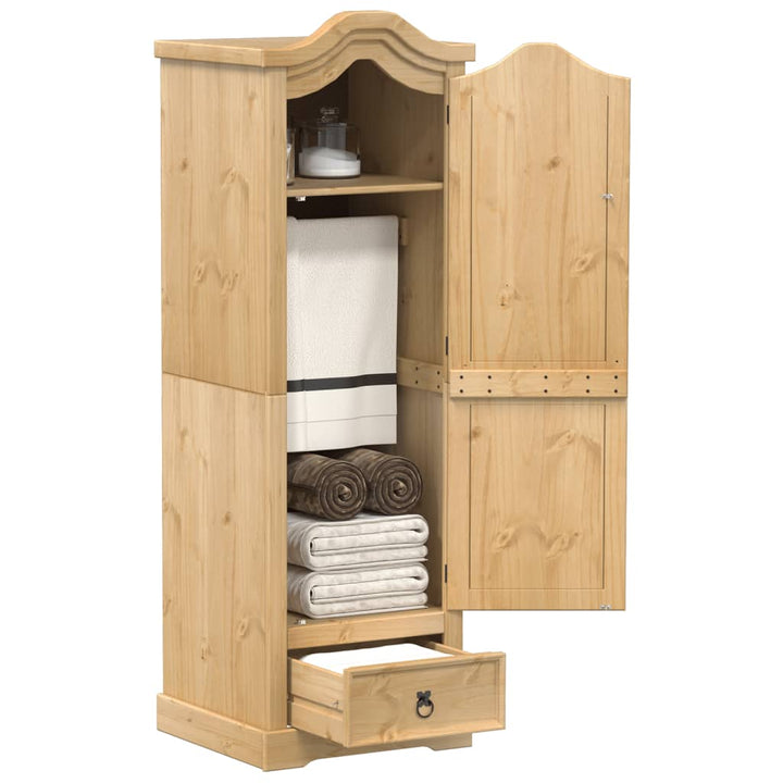 Garderob Corona 55X52X170 Cm Massiv Furu