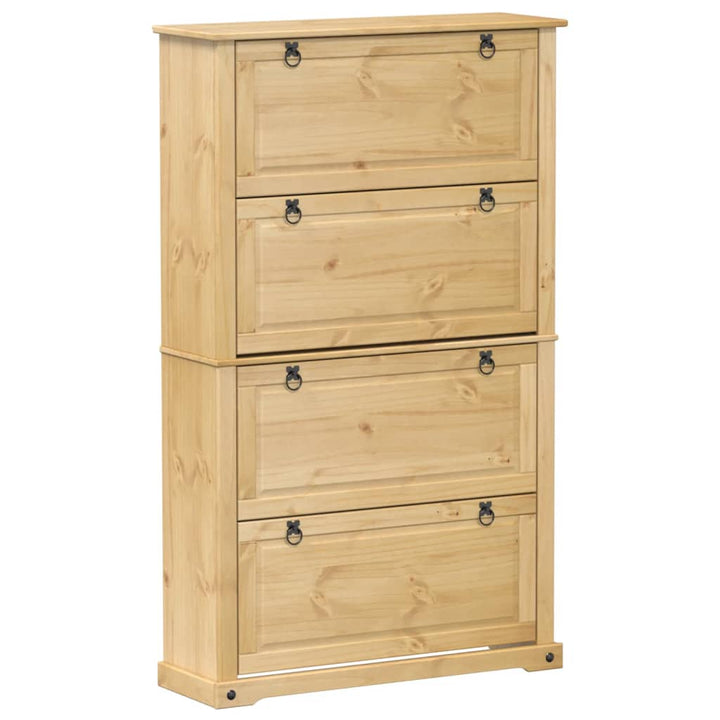 Skoskåp Corona 99X32X163,5 Cm Massiv Furu