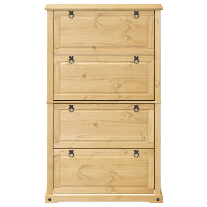 Skoskåp Corona 99X32X163,5 Cm Massiv Furu