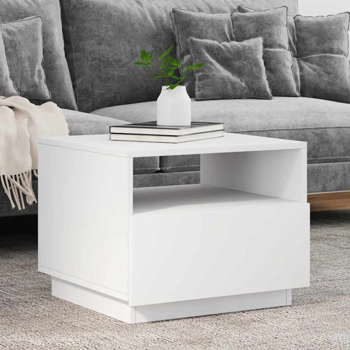 Soffbord Med Led 90X49X40 Cm